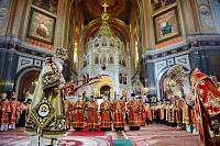 Пасхальная вечерня в&nbsp;Храме Христа Спасителя