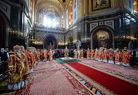 Пасхальная вечерня в&nbsp;Храме Христа Спасителя