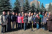 Акция по&nbsp;посадке деревьев в&nbsp;мемориальном сквере г.&nbsp;Щелково
