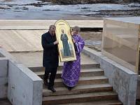 Освящение иконы блаженной Матроны Московской в Ногинске