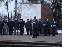Памятный митинг и&nbsp;факельное шествие, посвященное 25-й годовщине вывода советских войск из&nbsp;Афганистана в&nbsp;Богородском благочинии
