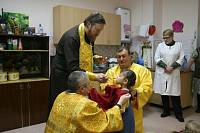 Причастие детей из&nbsp;Орехово-Зуевского туберкулезного санатория
