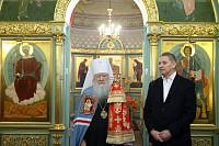 Визит митрополита Крутицкого и&nbsp;Коломенского Ювеналия на&nbsp;ЗАО &laquo;Щелковохлеб&raquo;