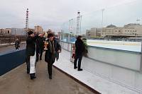 Открытие спортивного катка на&nbsp;набережной прп. Серафима Саровского г.&nbsp;Щелкова
