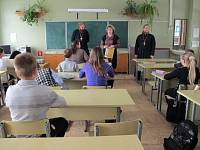 Посещение Евсеевской школы
