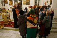 Паломники в&nbsp;Никитском храме пос. Бывалино
