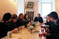 Открытие мемориальной доски на&nbsp;доме фронтовика в&nbsp;селе Гребнево Щелковского района
