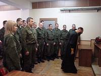 Молебен в&nbsp;военном центре химзащиты
