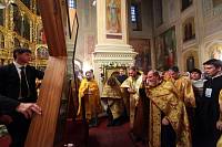 Поездка делегации Щелковского благочиния к&nbsp;Андреевскому кресту в&nbsp;г.&nbsp;Дмитров
