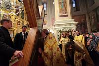 Поездка делегации Щелковского благочиния к&nbsp;Андреевскому кресту в&nbsp;г.&nbsp;Дмитров
