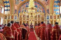 Божественная литургия в&nbsp;Богоявленском соборе Ногинска