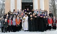 Освящение приделов Преображенского храма в&nbsp;селе Спас-Заулок
