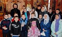 Школьники в&nbsp;рошальском храме