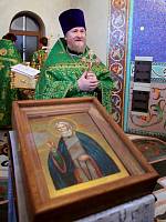 Первая Божественная литургия в&nbsp;храме прп. Серафима Саровского в&nbsp;Щелкове