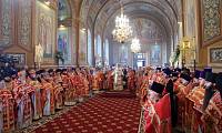 Святейший Патриарх Кирилл совершил Божественную литургию в&nbsp;Александро-Невском соборе Егорьевска