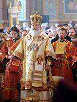 Святейший Патриарх Кирилл совершил Божественную литургию в&nbsp;Александро-Невском соборе Егорьевска