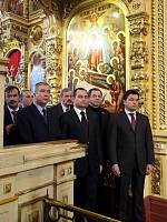 Святейший Патриарх Кирилл совершил Божественную литургию в&nbsp;Александро-Невском соборе Егорьевска