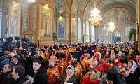 Святейший Патриарх Кирилл совершил Божественную литургию в&nbsp;Александро-Невском соборе Егорьевска