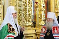 Святейший Патриарх Кирилл совершил Божественную литургию в&nbsp;Александро-Невском соборе Егорьевска