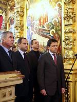 Святейший Патриарх Кирилл совершил Божественную литургию в&nbsp;Александро-Невском соборе Егорьевска