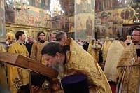 Богослужение в&nbsp;Успенском соборе Московского Кремля