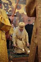 Богослужение в&nbsp;Успенском соборе Московского Кремля