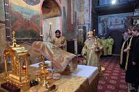 Богослужение в&nbsp;Успенском соборе Московского Кремля