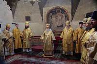 Богослужение в&nbsp;Успенском соборе Московского Кремля