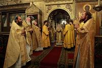 Богослужение в&nbsp;Успенском соборе Московского Кремля