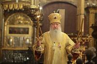 Богослужение в&nbsp;Успенском соборе Московского Кремля