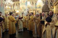 Богослужение в&nbsp;Успенском соборе Московского Кремля