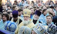 Предстоятель Русской Церкви совершил Литургию в&nbsp;Спасо-Бородинском монастыре