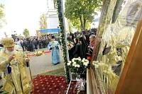 Предстоятель Русской Церкви совершил Литургию в&nbsp;Спасо-Бородинском монастыре