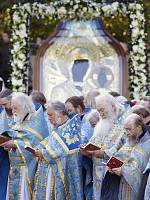 Предстоятель Русской Церкви совершил Литургию в&nbsp;Спасо-Бородинском монастыре