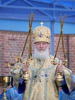 Предстоятель Русской Церкви совершил Литургию в&nbsp;Спасо-Бородинском монастыре