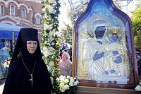 Предстоятель Русской Церкви совершил Литургию в&nbsp;Спасо-Бородинском монастыре