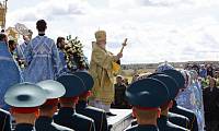 Предстоятель Русской Церкви совершил Литургию в&nbsp;Спасо-Бородинском монастыре