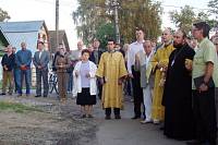 Освящение поклонного креста в Старой Купавне