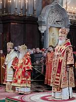 Великая вечерня в&nbsp;храме Христа Спасителя