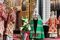 Великая вечерня в&nbsp;храме Христа Спасителя