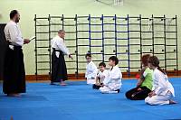 Экзамен в&nbsp;секции айкидо при православной гимназии в&nbsp;Богородске