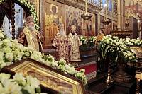 Богослужение в&nbsp;Успенском соборе Кремля