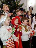 Празднование Рождества Христова в&nbsp;Новодевичьем монастыре