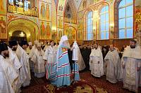 Великое освящение Троицкого собора города Щелкова