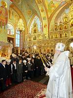 Великое освящение Троицкого собора города Щелкова