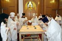 Великое освящение Троицкого собора города Щелкова