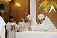 Великое освящение Троицкого собора города Щелкова