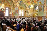 Великое освящение Троицкого собора города Щелкова