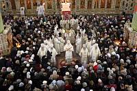 Великое освящение Троицкого собора города Щелкова