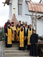 Купол на&nbsp;колокольне храма Новомучеников Орехово-Зуевских